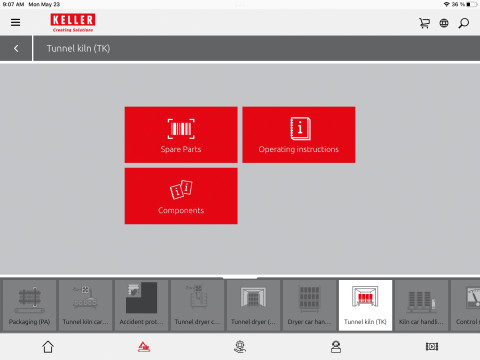 Keller Bolt Information System - KBIS Service app